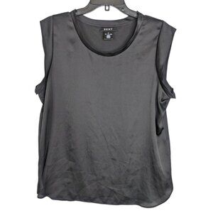DKNY minimalist  satin Top